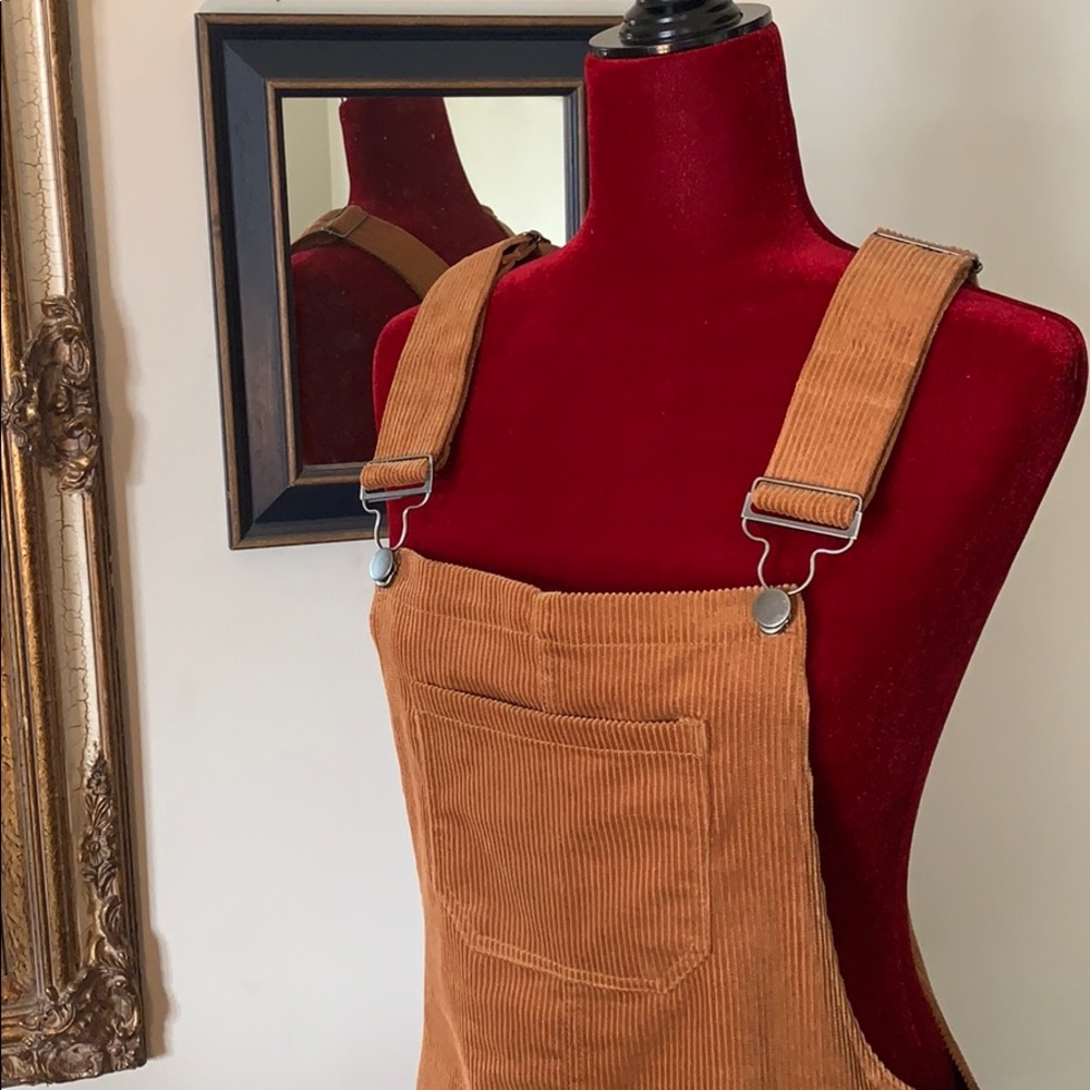 Corduroy Overall Dress